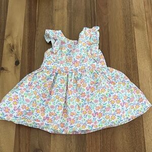 Tommy Bahama Floral Kids Dress - Pink and Yellow